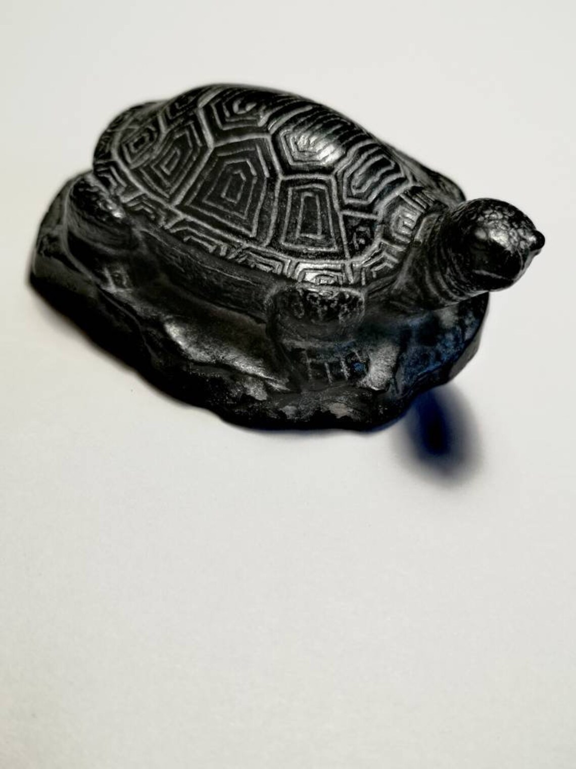 Turtle carved on vanSTONE soapstone | Etsy