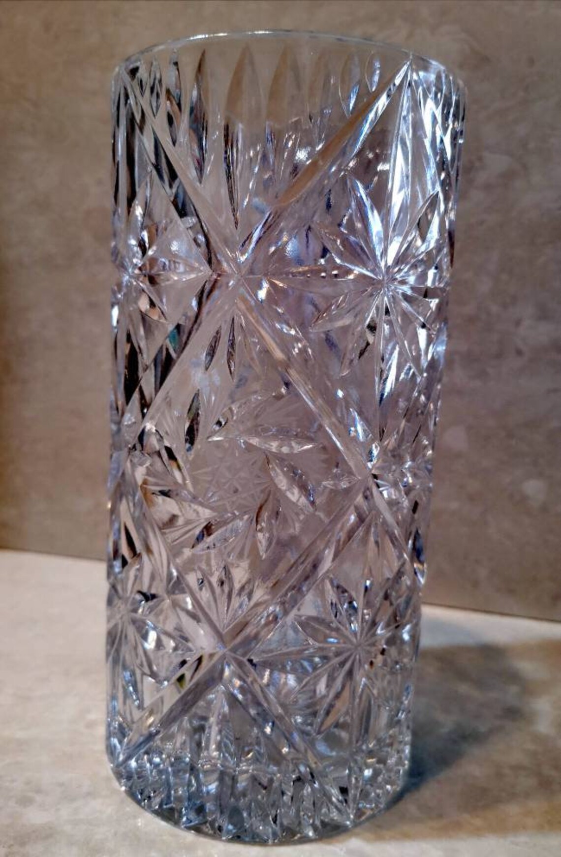 PINWHEEL crystal vase Etsy