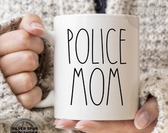 Police Mom Coffee Mug, Peace Officer Gift