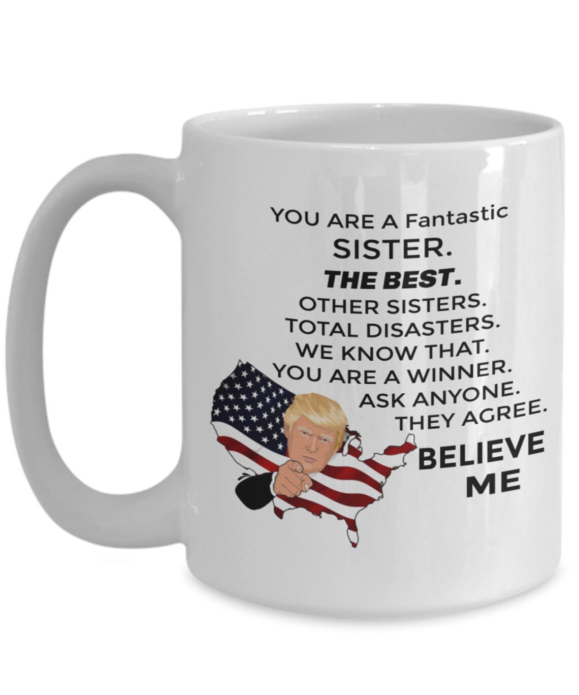 Trump Mug Sister Inappropriate Gifts for Sister Gift for Women Etsy