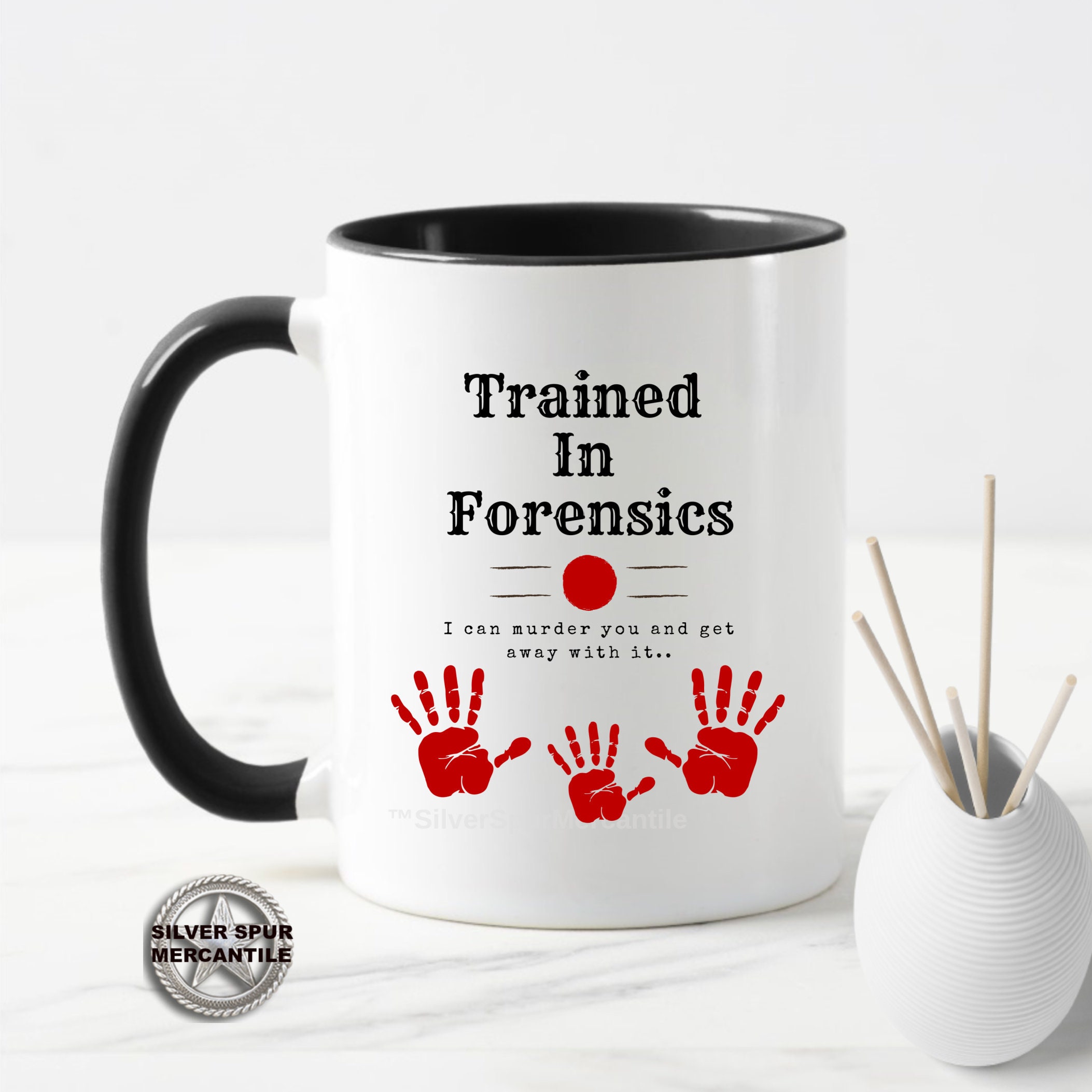 Forensic Science Gift Mug Funny Forensics Gift For Science Etsy
