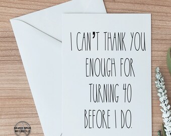 40th Birthday Card, Happy Fortieth Birthday Gift, Turning 40 Gift Card, Birthday Card Gift For Her, Funny Birthday Cards