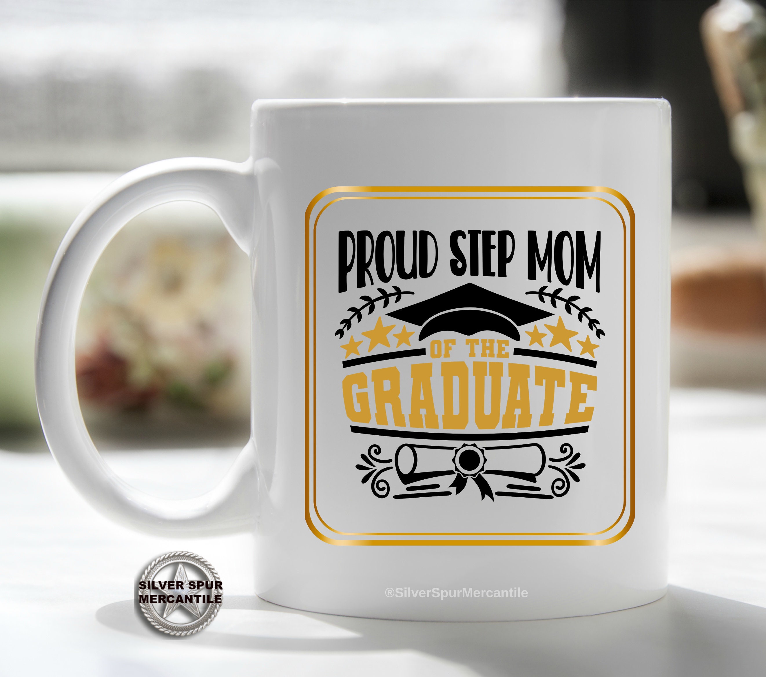 Graduation Gift Proud Step Mom of Grad Mug Step Mom Mug Etsy