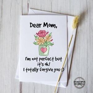 Funny Mother's Day Card, Mother's Day Greeting Cards, Birthday Card For Mom, From Daughter, From Son, Personalized Mom Greeting Card