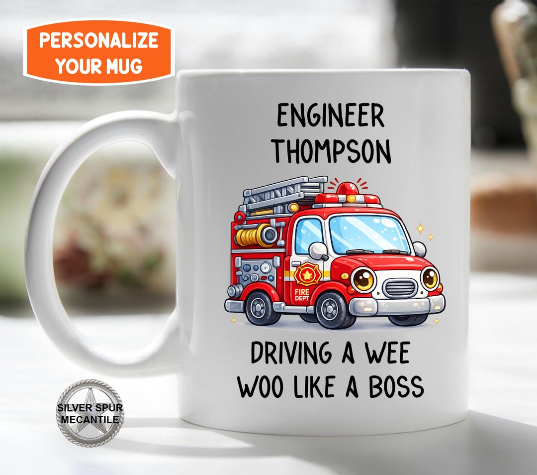 Personalized Firefighter Mug, Fireman Gift, Fire Academy Grad, Fire ...
