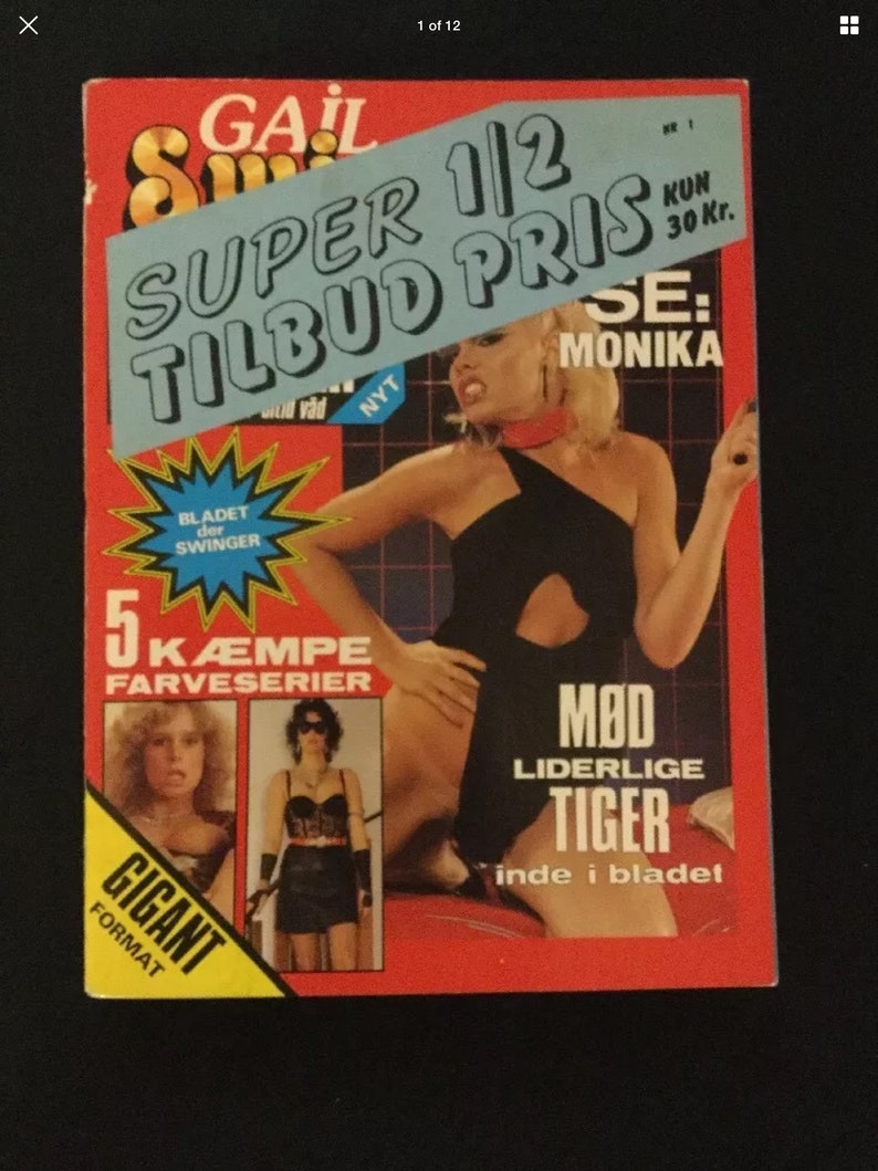 Il Swingers - Gail Swingers Porn Magazine Super 1/2 Tilbud Pris Denmark Hard Core  Excellent Condition BB