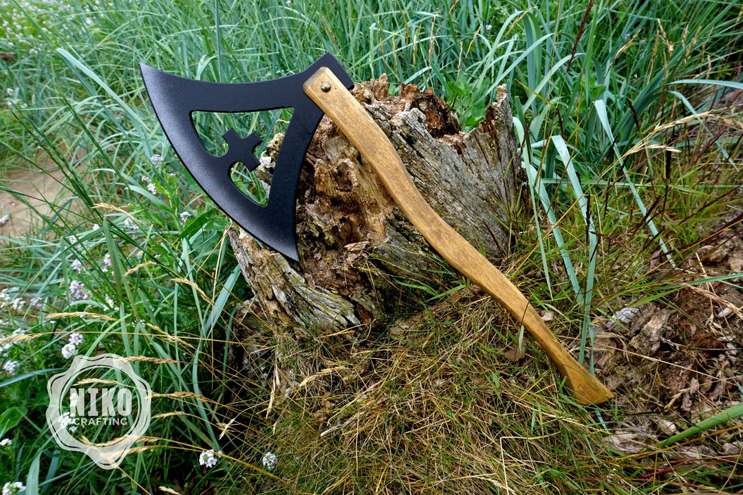 Viking Toy Axe With Cross Gotland 10th C. FREE Etsy