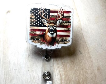 Deer America Badge Reel Hunting