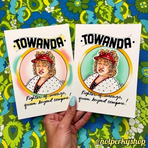 Towanda Fried Green Tomatoes Kathy Bates Portrait 90s Classic Nostalgia Movie Quote ART PRINT