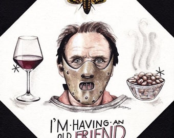 Hannibal Lecter Silence of the Lambs PRINT