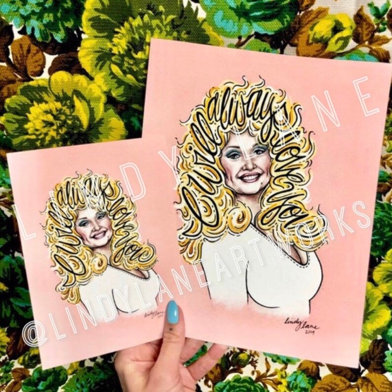 Dolly Parton I Will Always Love You Classic Country Jolene Etsy