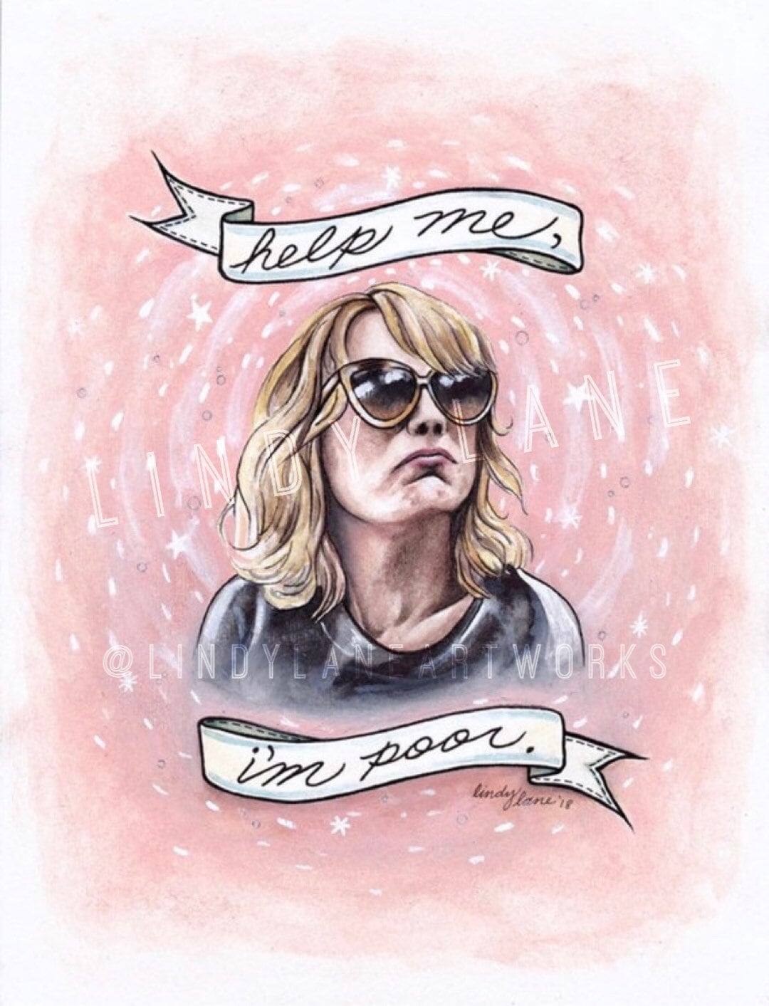 Ayúdame, soy pobre dama de honor Kristen Wiig IMPRIMIR - Etsy México, image size:1080x1413