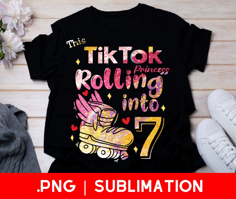 Tik Tok Princess Custom Name T Shirt Iron On Transfer
