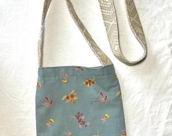 Cotton Crossbody Floral Bag