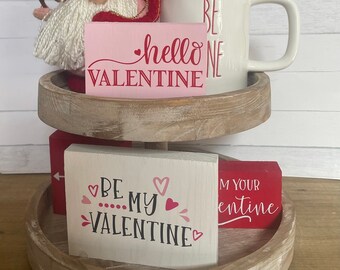 Valentine’s Day Tiered Tray Decor