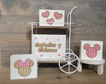 Cafecito Tiered Tray Decor