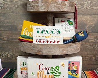 Cinco De Mayo Tiered Tray Decor
