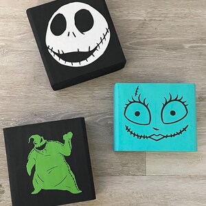 Nightmare Before Christmas Inspired Tiered Tray Decor - Etsy