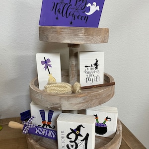 Halloween Tiered Tray Decor