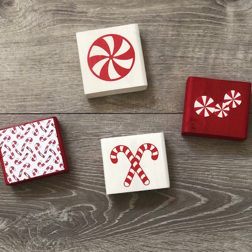 Christmas Tiered Tray Decor Etsy