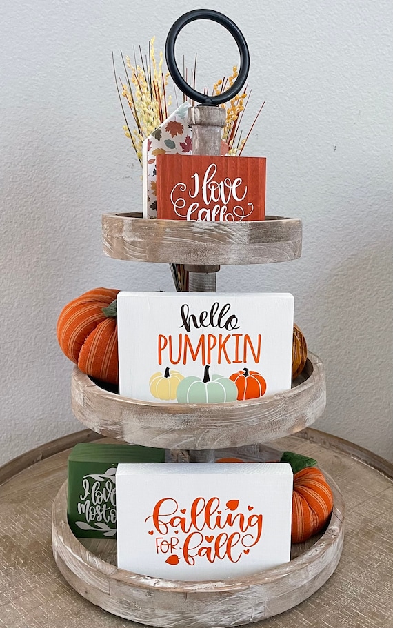 Thanksgiving Tiered Tray Decor Etsy