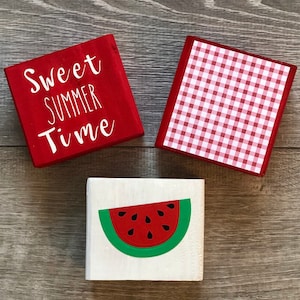 Watermelon Tiered Tray Decor