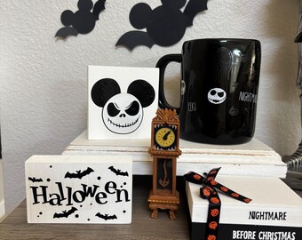 Nightmare Before Halloween Tiered Tray Decor Inspired
