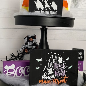 Disney Halloween Tiered Tray Decor inspired