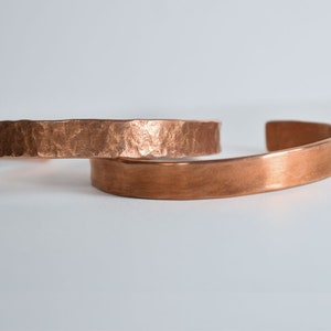 Copper Bracelet Mens | Unisex Copper Jewelry | Wide Copper Bracelet | Unique Gift | Gift for Men | Copper Anniversary Git for Men Husband