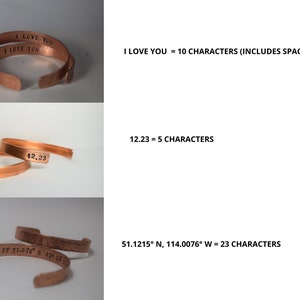 Copper Bracelet Unisex Copper Jewelry Wide Copper Bracelet Unique Gift for Partner Copper 7 Year Anniversary Gift image 5