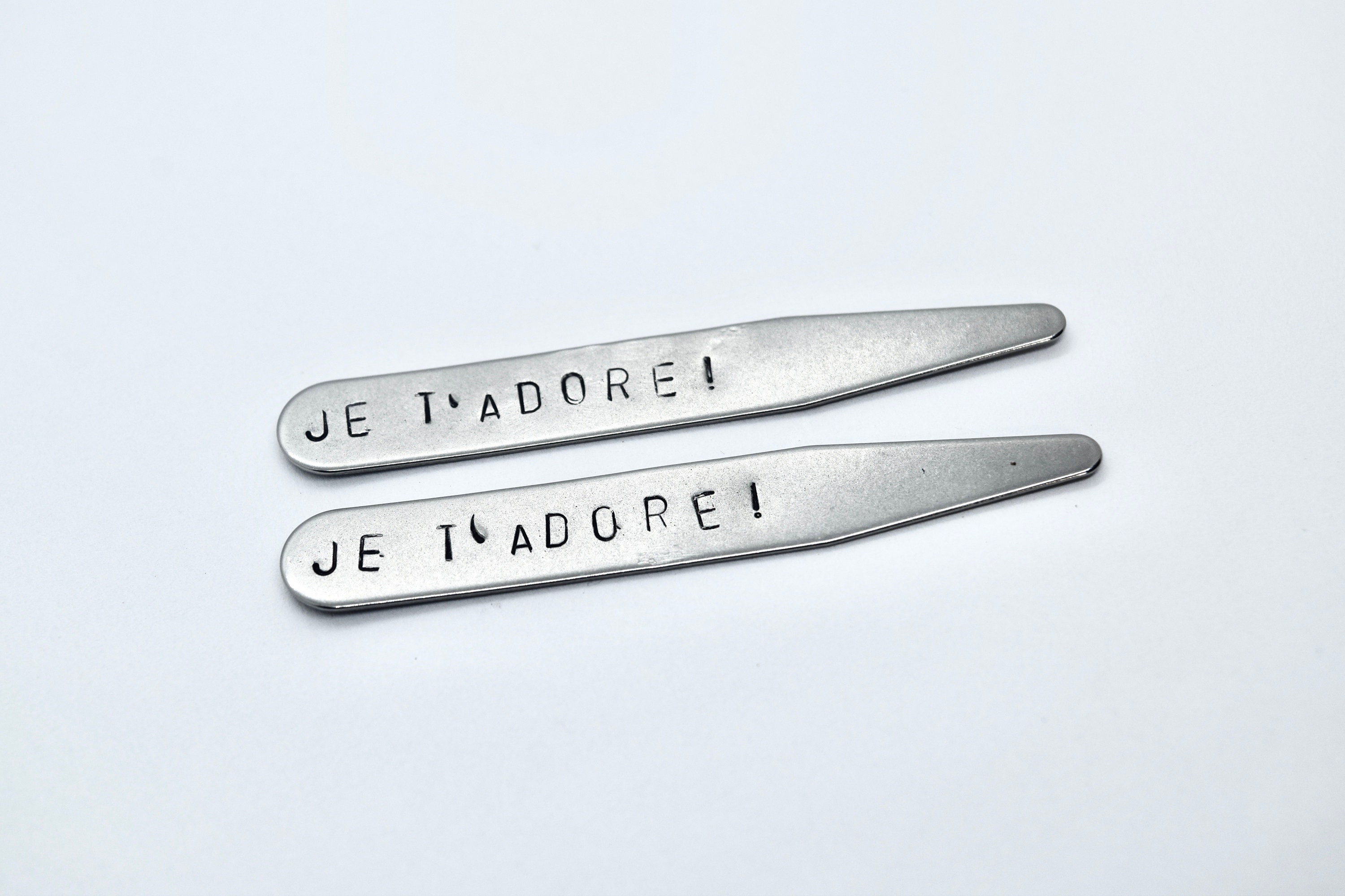 Collar Stays Sticks Custom Stainless Steel Collar Stiffs Etsy