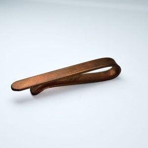 Copper Tie Bar Custom Groom Gift | Tie Clip | Groomsmen Gift | Husband Gift | Mens Accessory | Custom Wedding Gift Father of Bride Groom