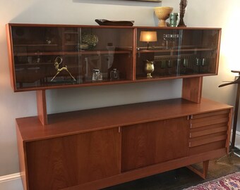 Incredible Danish Teak Credenza By Kurt Ostervig!