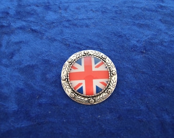Union Jack Flag Tie Clip in Gift Pouch FREE UK Postage