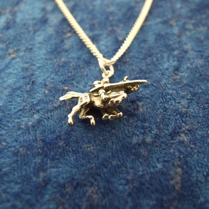 Knight Charging with Lance Vintage Charm Pendant Necklace in Sterling Silver image 2