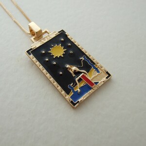 The Star Tarot Card Charm Pendant Necklace