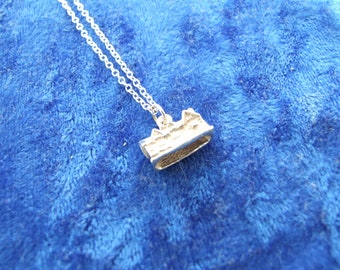 Shakespeare's Home Ketting, Sterling Zilver, Engelse Auteur, Boekenliefhebber