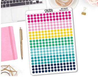 NEW! Colorful Mini Dots - Planner Stickers - Emily Ley Simplified (DD-00371)