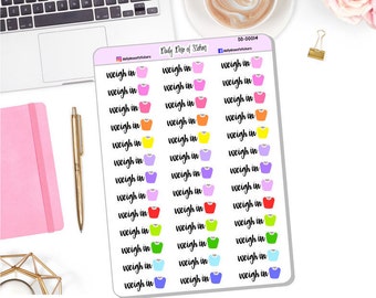 Weigh In - Planner Stickers (DD-00014)