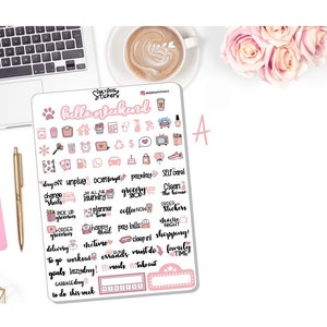 NEW! - Floral Weekly Sticker Kit - Flower Market - Spring Stickers ...