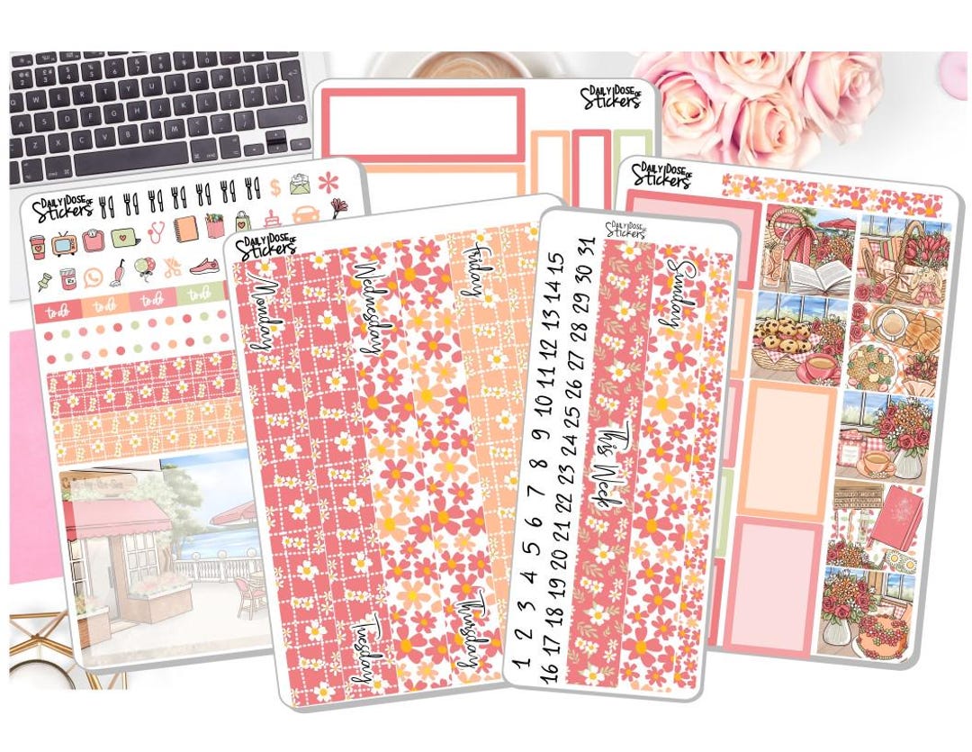New! - 7x9 Daily Duo 2025 Weekly Kit Updated - Café by the Sea - Spring ...