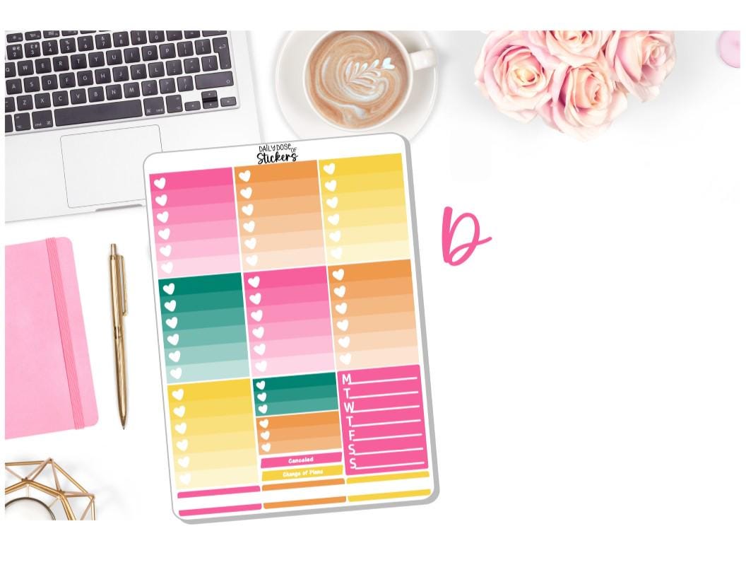 NEW! Planner Stickers - Summer Loving - Summer - Weekly Sticker Kit ...
