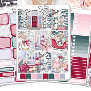 NEW! - Christmas Weekly Sticker Kit - Joyful - Christmas Stickers - Fall Weekly Kit - Planner Stickers DD-00852a-e