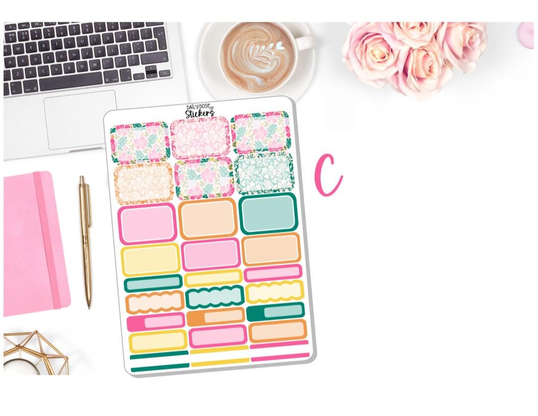 NEW! Planner Stickers - Summer Loving - Summer - Weekly Sticker Kit ...