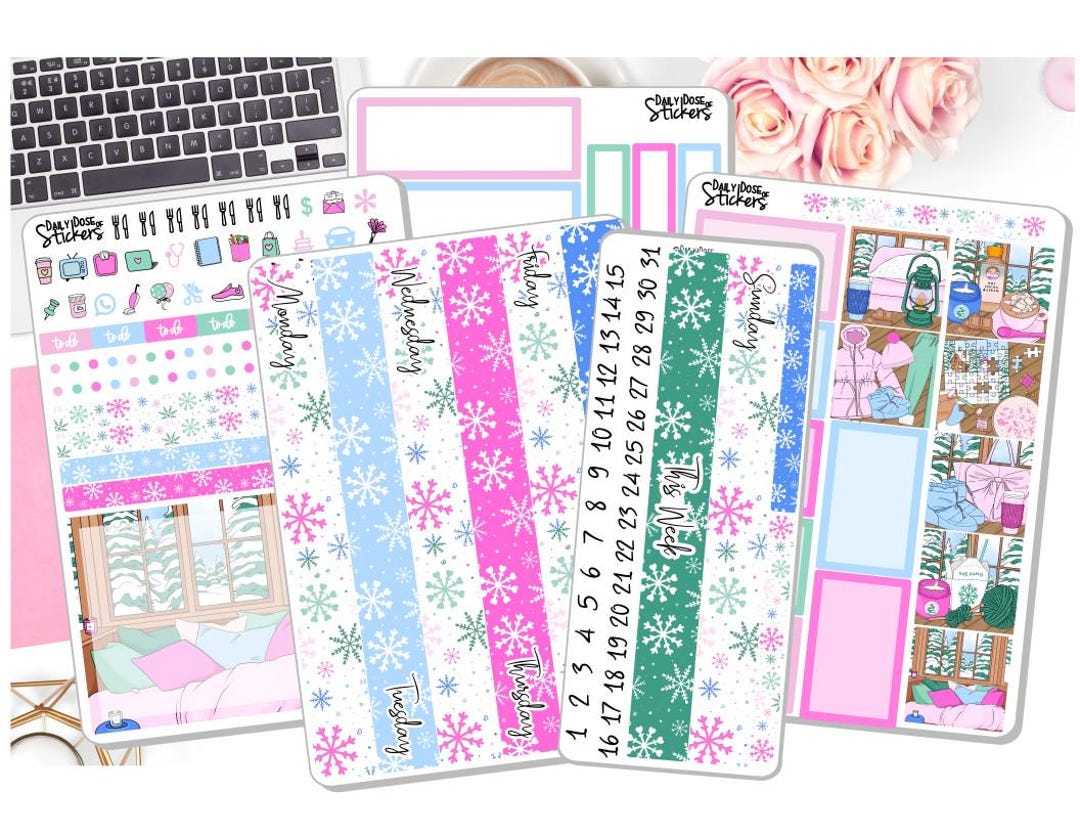 New! - 7x9 Daily Duo 2025 Weekly Kit Updated - Winter Chill - Winter ...