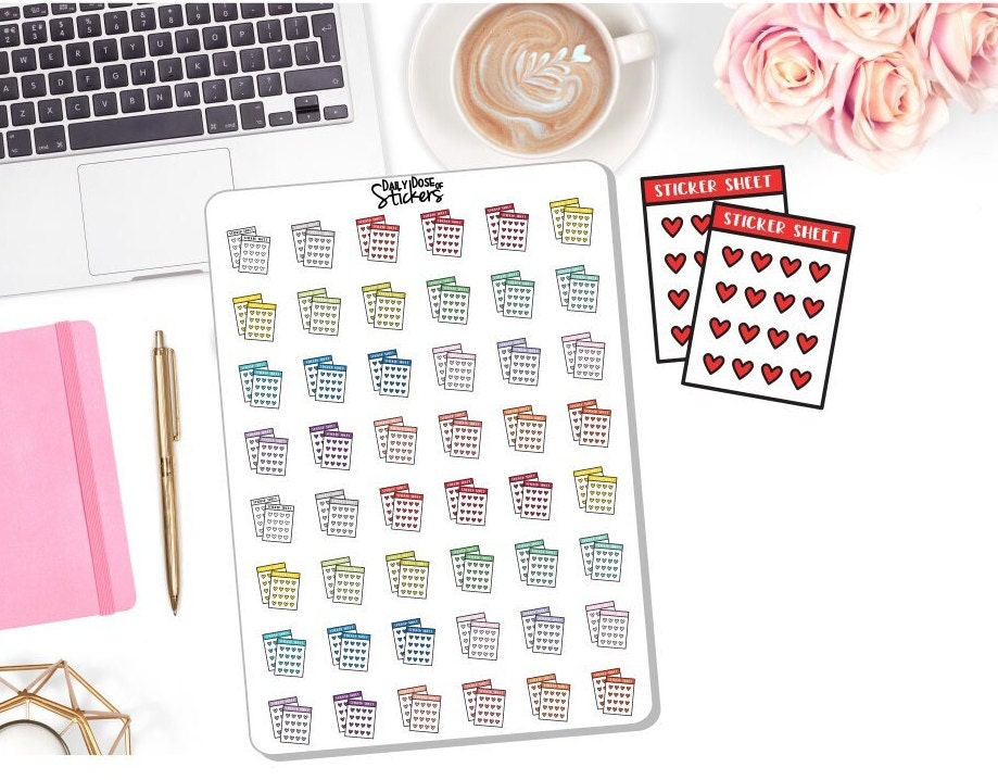 NEW! Sticker Sheet Icon Stickers - Sticker Icons - Sticker Sheet ...
