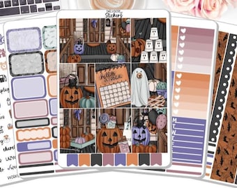 NEW! - Planner Sticker Kit - Halloween - Trick or Treat - Planner Stickers - Stickers DD-00504a-e