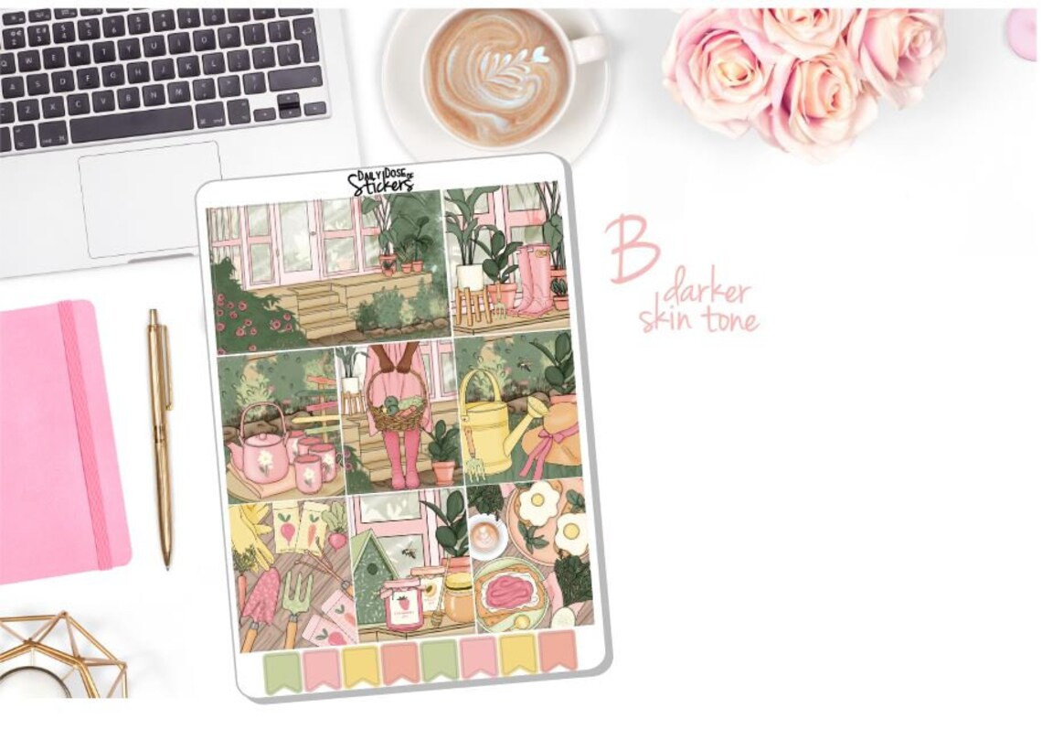 NEW! - Stickers - Weekly Sticker Kit - Secret Garden - Sticker Kit ...