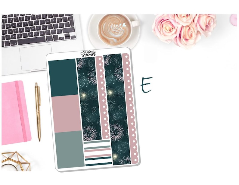 NEW! Planner Sticker - New Years 2026 Weekly Sticker Kit - Resolutions ...