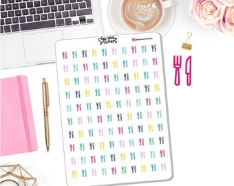 NEW! Fork and Knife Colorful Icons - Meal Planning Stickers - Planner Stickers - Emily Ley Simplified DD-00803